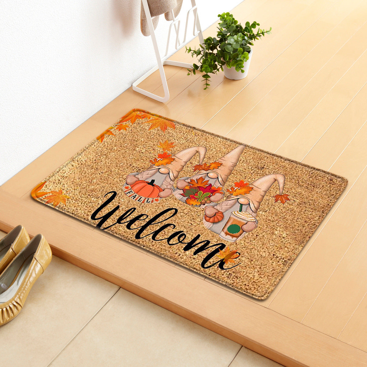 Thanksgiving Pumpkin Doormat