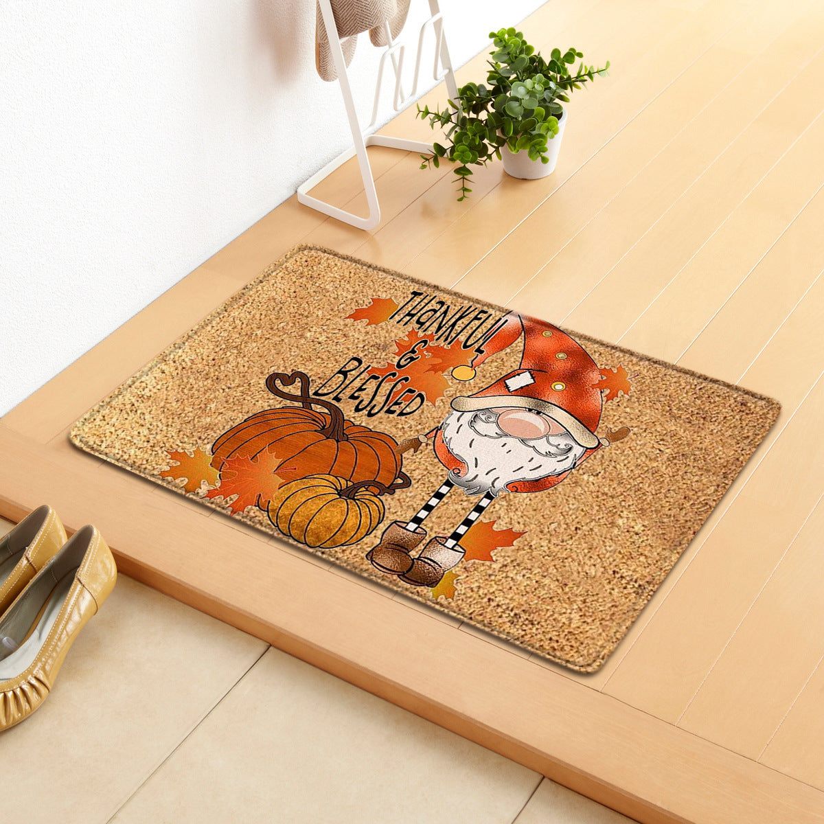 Thanksgiving Pumpkin Doormat