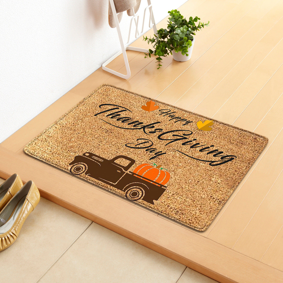 Thanksgiving Pumpkin Doormat