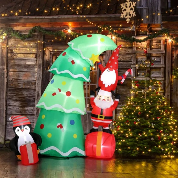 6 FT Lighted Christmas Inflatable Decoration