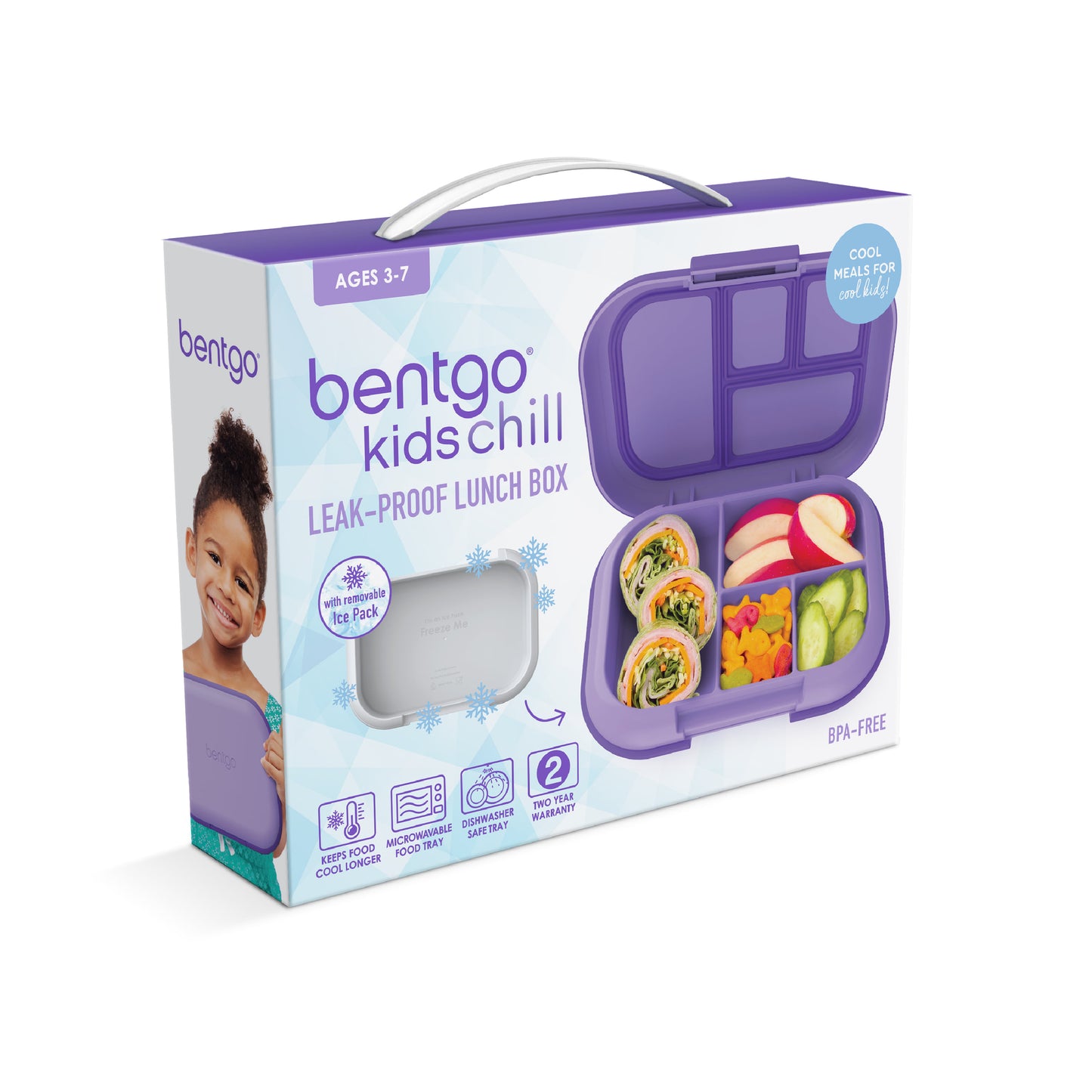 Bentgo Kids Chill Lunch Box, 2-pack