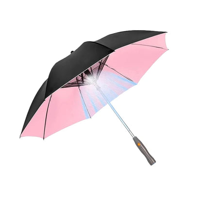 3-in-1 Umbrella with Fan, Spray and UV Protection