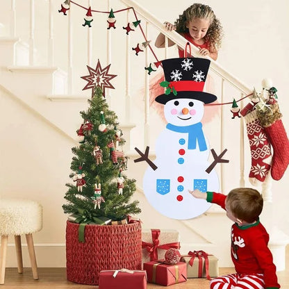 Felt Christmas Snowman Set | 54 pcs