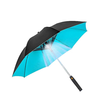 3-in-1 Umbrella with Fan, Spray and UV Protection