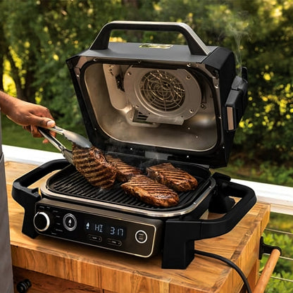 Ninja Woodfire Electric Outdoor Grill, Smoker, & Griddle