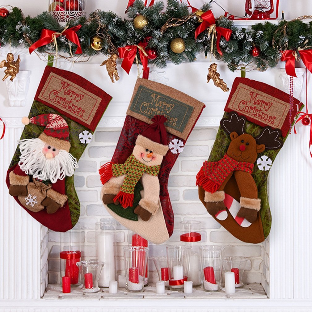 Christmas Stocking Socks Christmas Decor