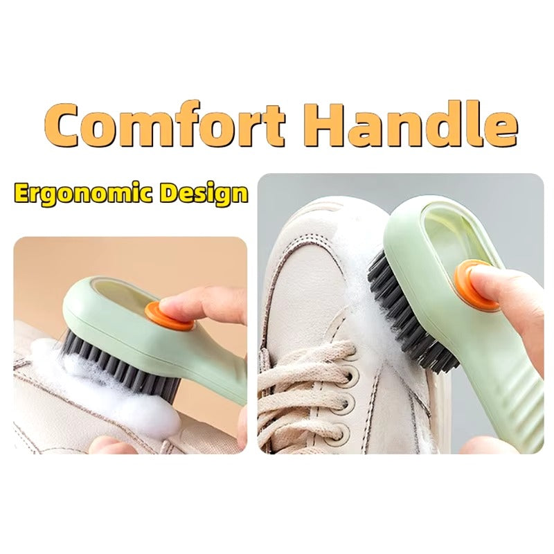 Automatic Liquid Discharge Shoe Brush