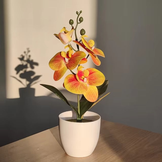 Artificial Butterfly Orchid Bonsai