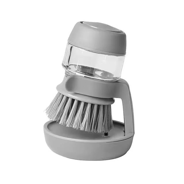 Multi-Use Dish Brush with Soap Dispenser