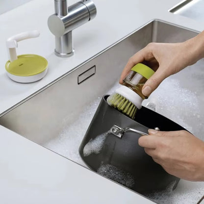 Multi-Use Dish Brush with Soap Dispenser