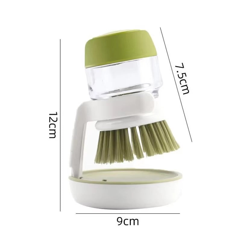 Multi-Use Dish Brush with Soap Dispenser