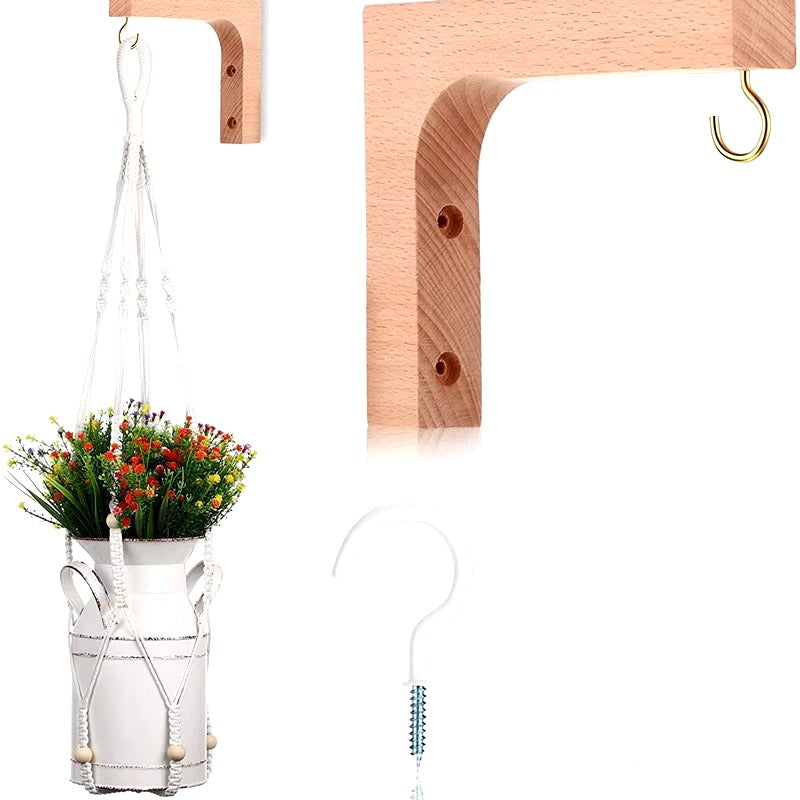 Nordic Natural Wood Wall Plant Hanger