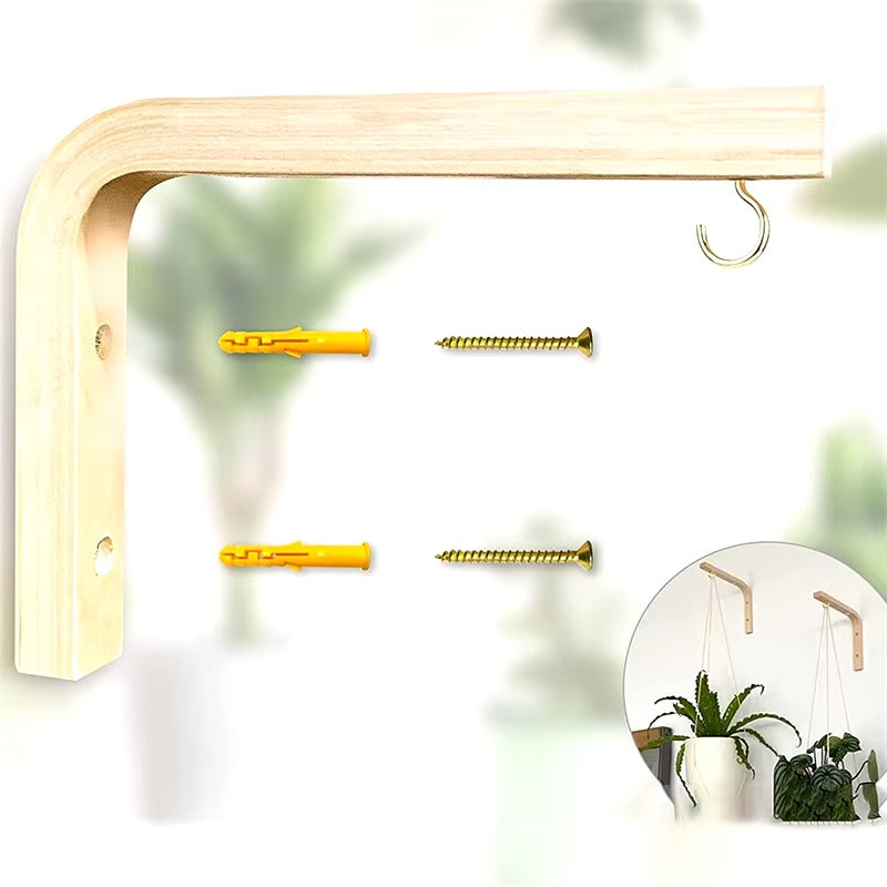 Nordic Natural Wood Wall Plant Hanger