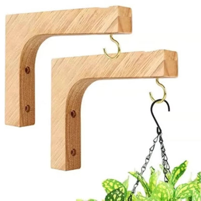 Nordic Natural Wood Wall Plant Hanger