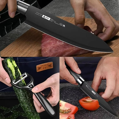 Rust-Proof Stainless Steel 3-Piece Kitchen Knife Set