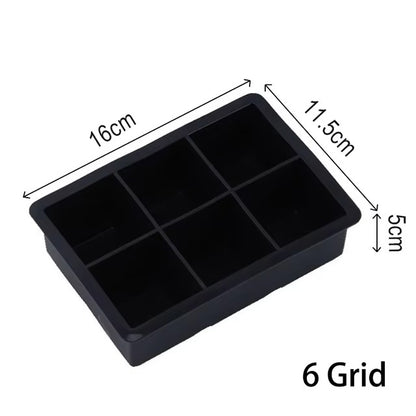 4/6/8/15 Grid Large Ice Cube Tray Mold