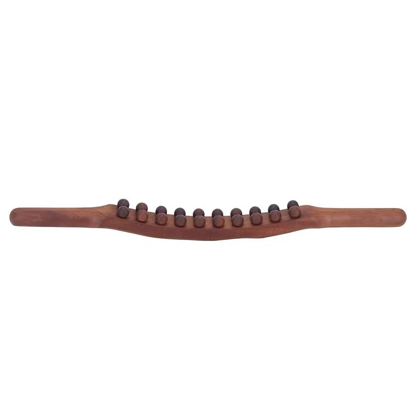 20/8 Beads Wooden Gua Sha Body Massage Stick