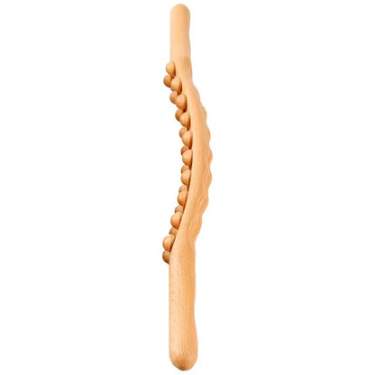 20/8 Beads Wooden Gua Sha Body Massage Stick