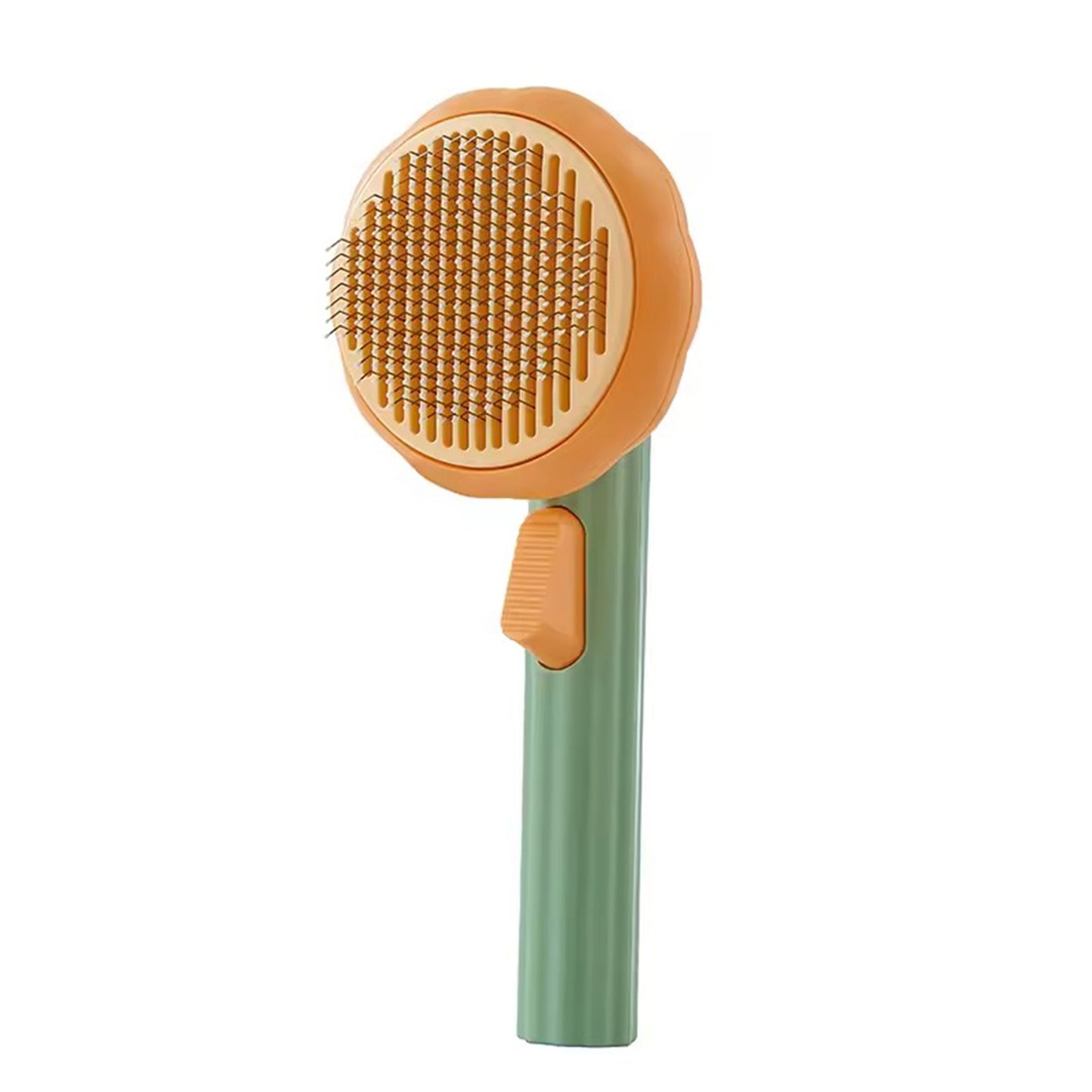 Self-Cleaning Pet Grooming Comb - Slicker Brush for Cats, Dogs & Rabbits