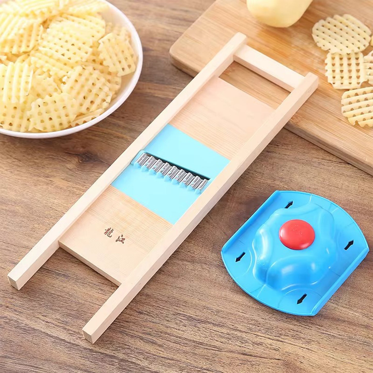 Potato Grid Slicer - Vegetable Cutter for Fries & More