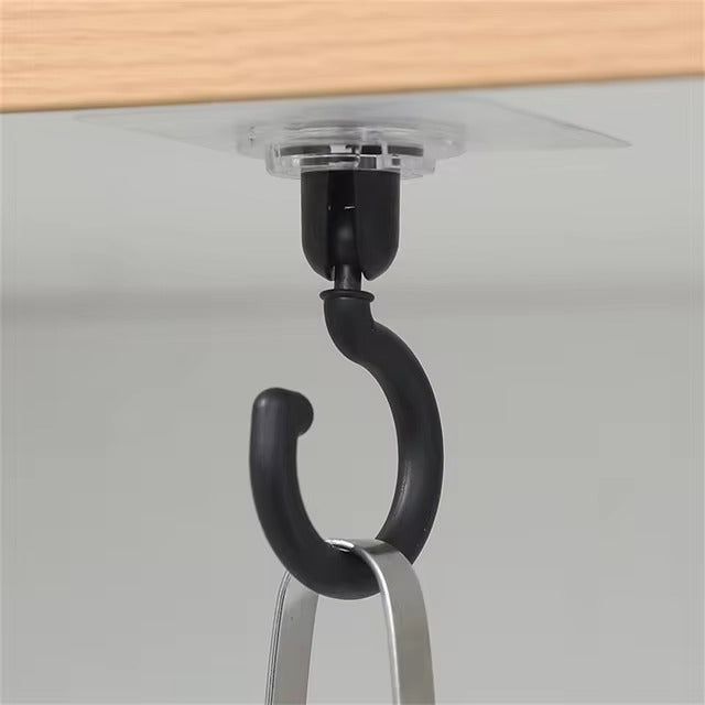 1/3/10 Pieces Transparent 360° Rotatable Ceiling Hook