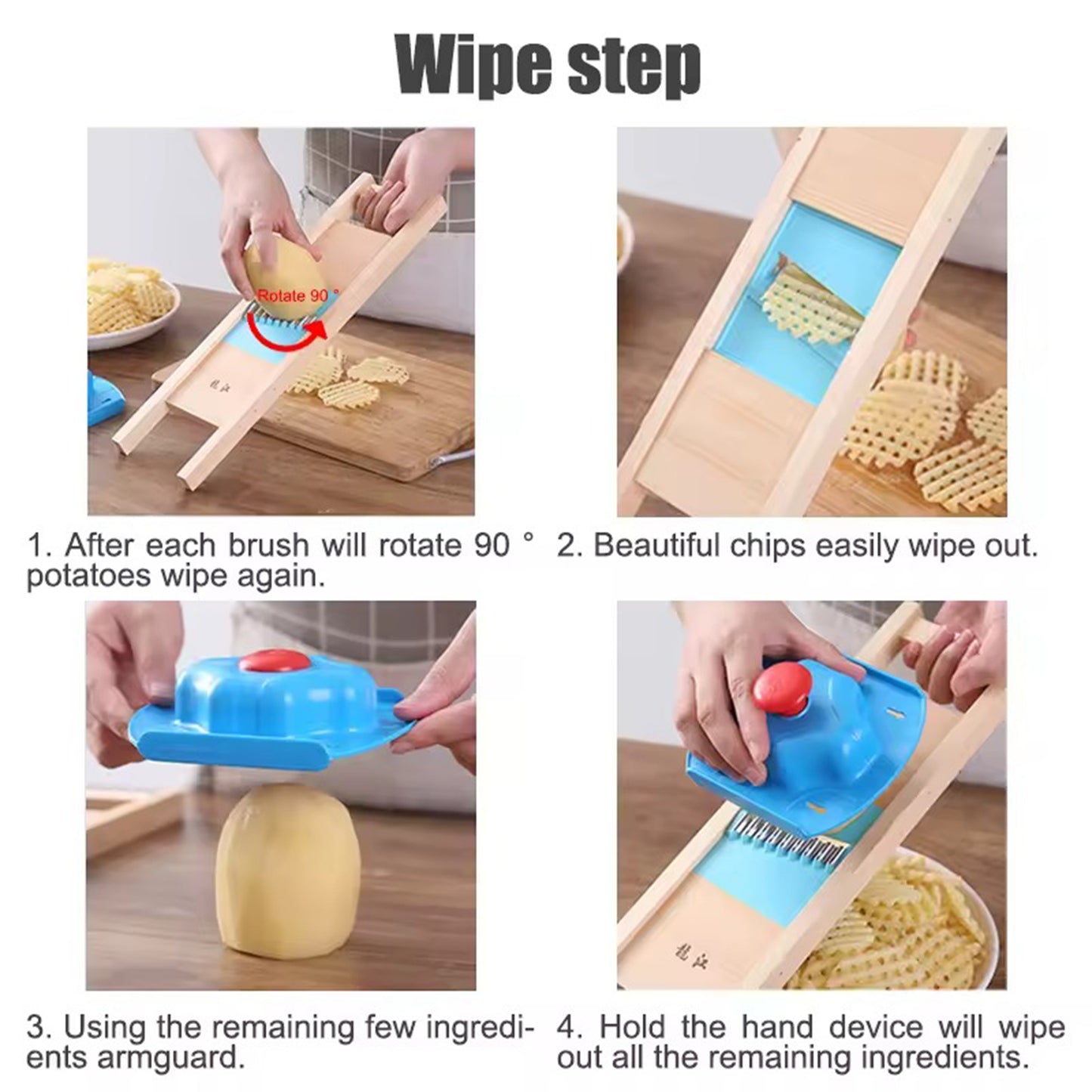 Potato Grid Slicer - Vegetable Cutter for Fries & More