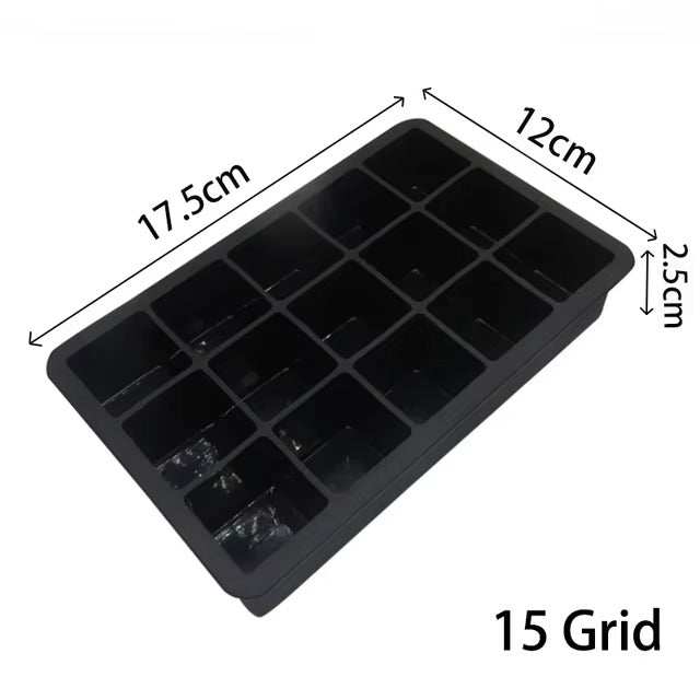 4/6/8/15 Grid Large Ice Cube Tray Mold