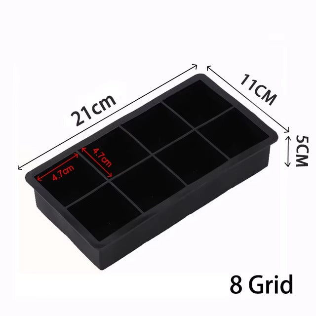 4/6/8/15 Grid Large Ice Cube Tray Mold