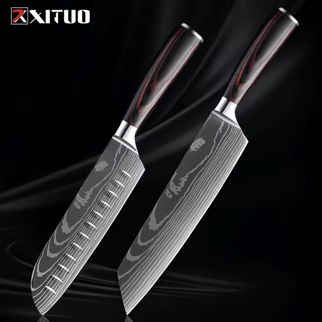 1-9 PCS Kitchen Knife Set