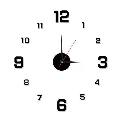 3D Luminous Frameless Wall Clock