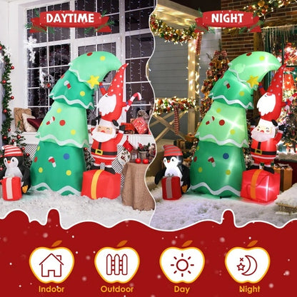 6 FT Lighted Christmas Inflatable Decoration