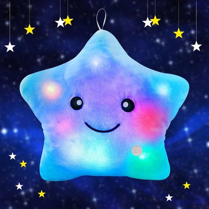 Twinkle Star LED Plush Pillow