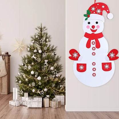 Felt Christmas Snowman Set | 54 pcs