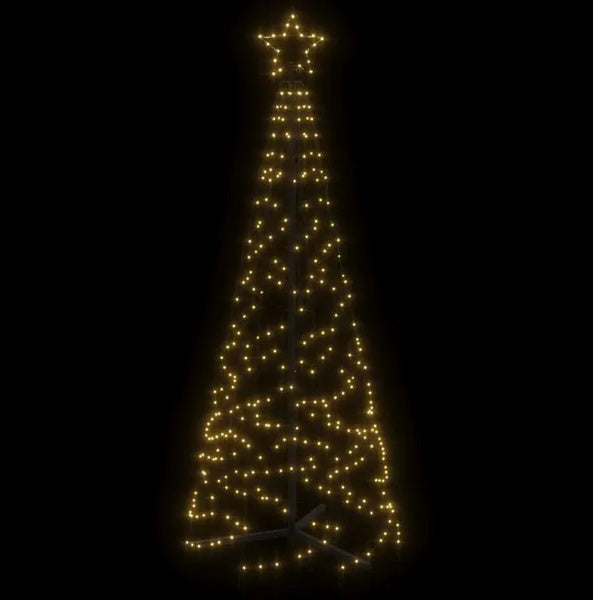 Christmas Cone Tree Warm White 200 LEDs 2x6 Ft