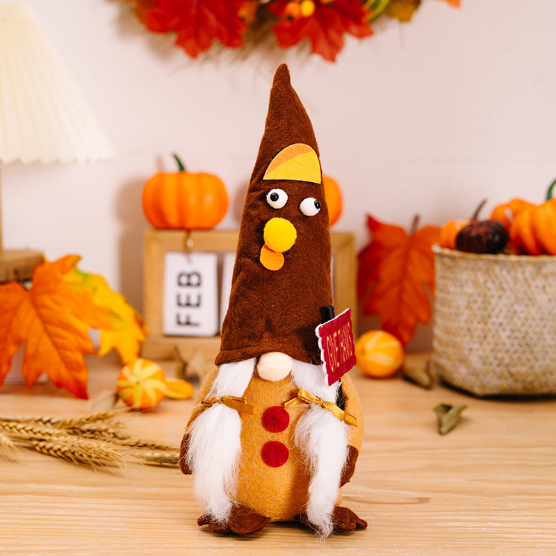 Thanksgiving Turkey Doll Ornaments