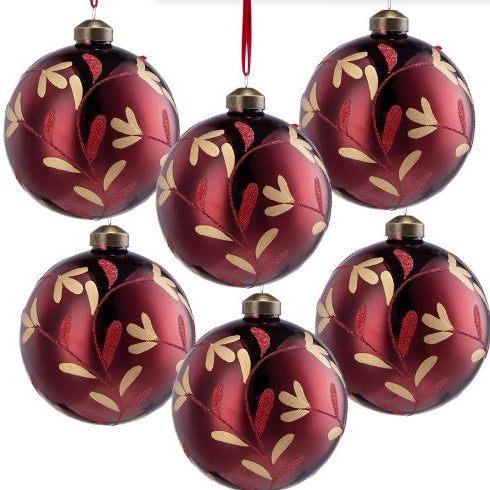 D3.9 Christmas Ball Ornaments | 6 pcs