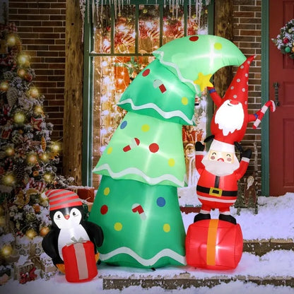 6 FT Lighted Christmas Inflatable Decoration