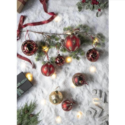 D3.9 Christmas Ball Ornaments | 6 pcs