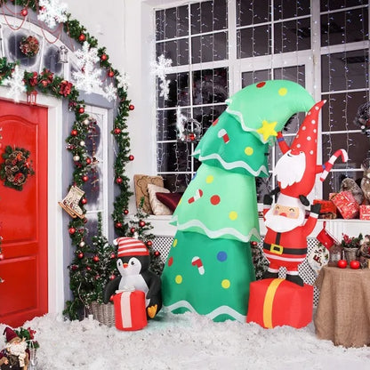 6 FT Lighted Christmas Inflatable Decoration